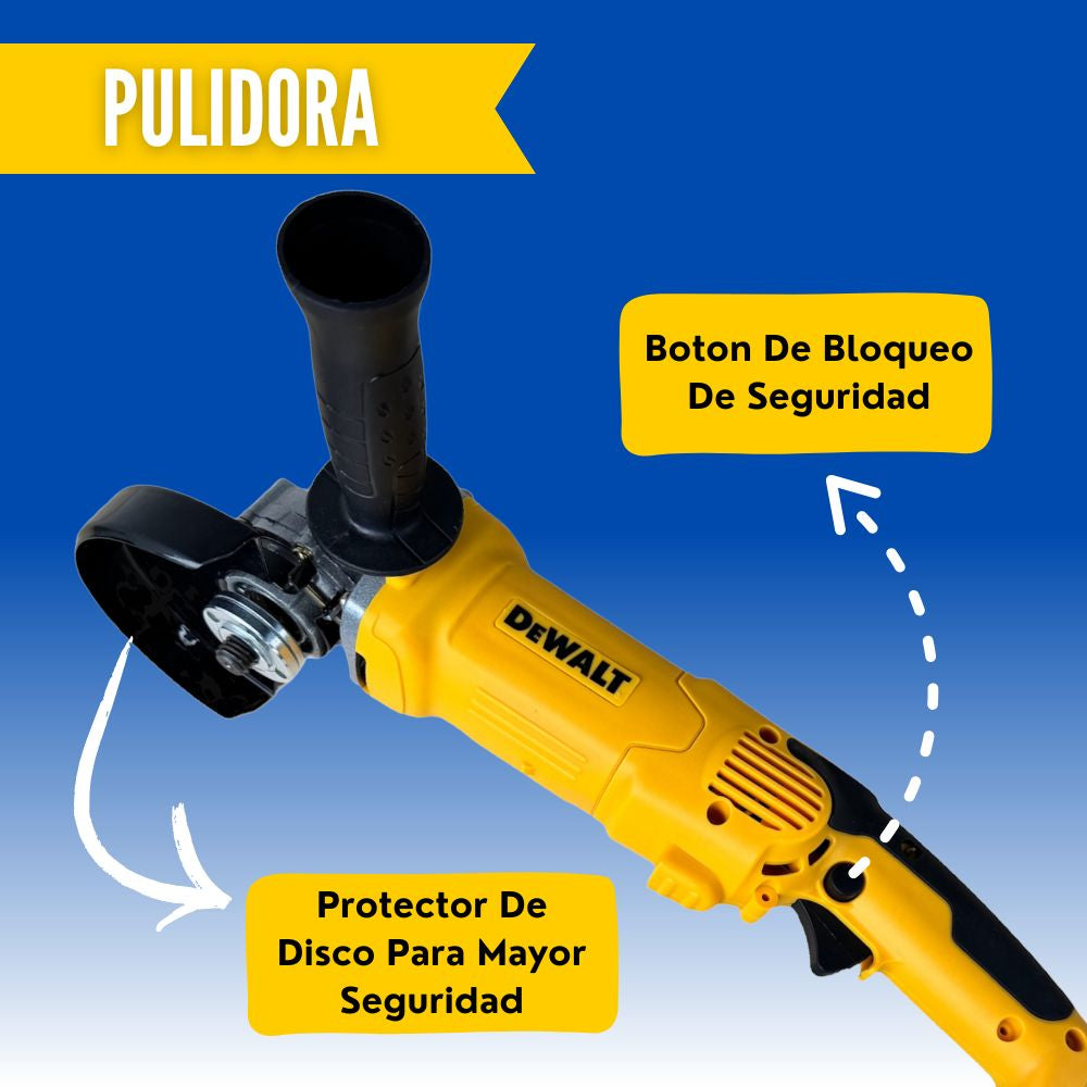 Taladro + Pulidora Dewalt , Potencia y Versatilidad para tu Trabajo