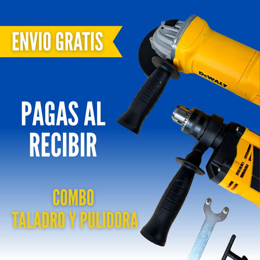 Taladro + Pulidora Dewalt , Potencia y Versatilidad para tu Trabajo